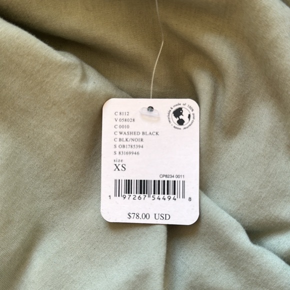 Free people black blouse NWT - Picture 7 of 7